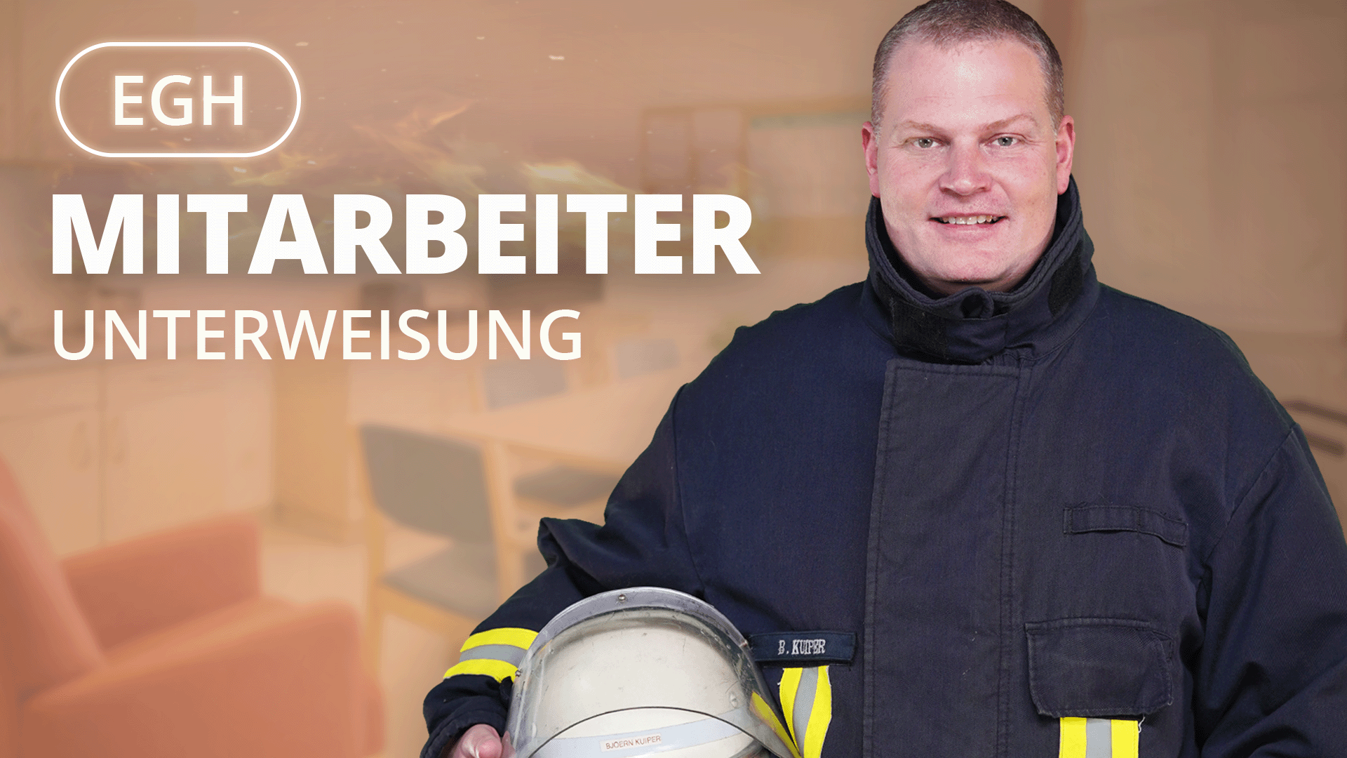 Vorschaubild zum Kurs: Brandschutz in der Eingliederungshilfe – Mitarbeiterunterweisung